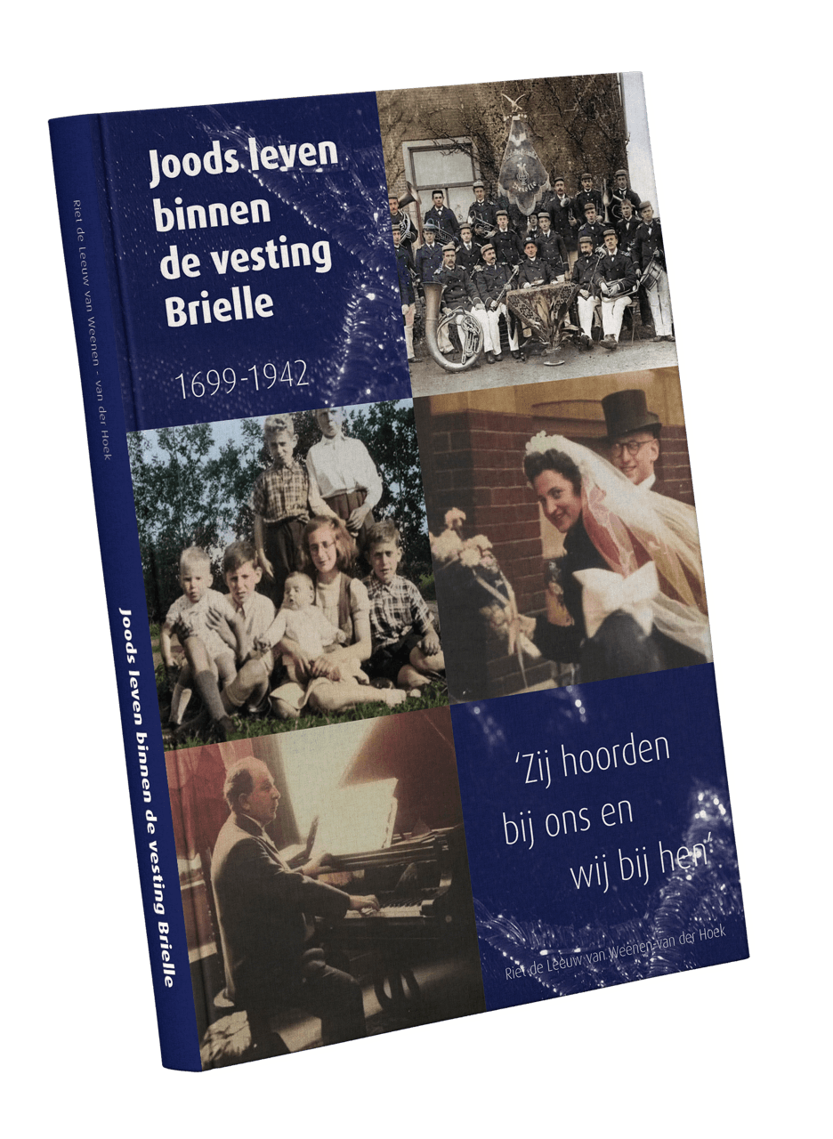 Omslag van het boek Joods leven binnen de vesting Brielle