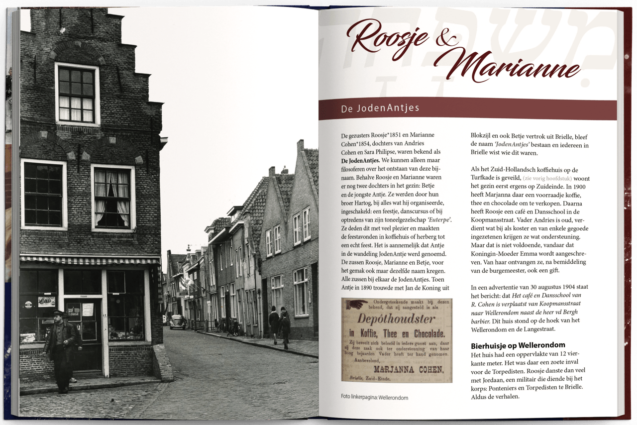 Spread uit het boek: Jodenantjes